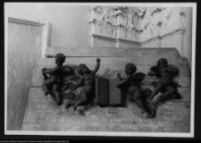 Supraśl, Pałac Opat&oacute;w - makieta rekonstrukcji sztukaterii