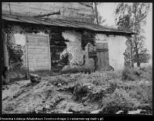 Szepietowo Podleśne, miejsce dawnego dworu rozebranego (fragment ściany przylegającej do dworu)