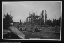 Białystok, budowa Pomnika Wdzięczności Armii Radzieckiej w Parku Planty