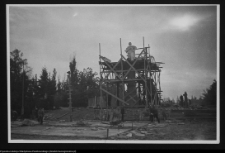 Białystok, budowa Pomnika Wdzięczności Armii Radzieckiej w Parku Planty