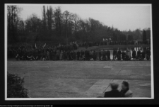 Białystok, budowa Pomnika Wdzięczności Armii Radzieckiej w Parku Planty