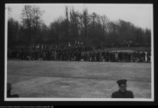 Białystok, budowa Pomnika Wdzięczności Armii Radzieckiej w Parku Planty