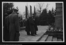 Białystok, budowa Pomnika Wdzięczności Armii Radzieckiej w Parku Planty