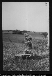 Pomiany, rzeźba Chrystusa Frasobliwego