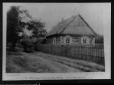 Cieciory, fotokopia ilustracji wiejskiej chaty