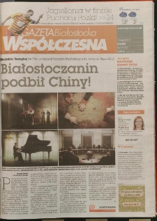 Gazeta Wsp&oacute;łczesna 2010, nr 86