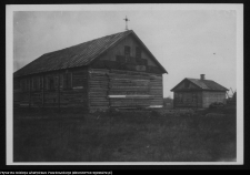 Osowiec (wieś), prowizoryczny kościół i plebania