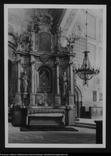 Szczepankowo, kościół. Ołtarz boczny