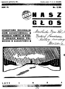 Nasz Głos 1934, R.3, luty nr 2