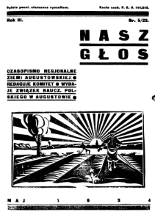 Nasz Głos 1934, R.3, maj nr 5