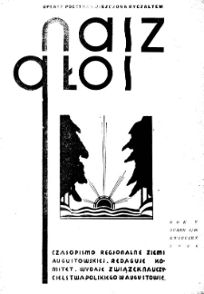 Nasz Głos 1936, R.5, kwiecień nr 4