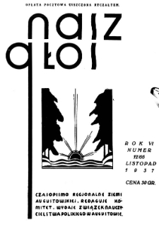 Nasz Głos 1937, R.6, listopad nr 12