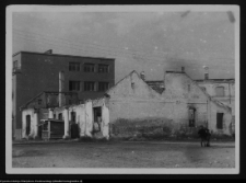 Białystok, zburzony budynek zbrojowni Branickich