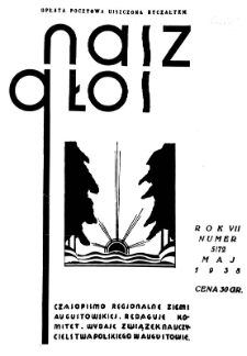 Nasz Głos 1938, R.7, maj nr 5