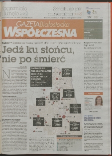 Gazeta Wsp&oacute;łczesna 2010, nr 135