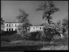 Ciechanowiec, widok na ogr&oacute;d i pałac