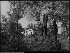 Ciechanowiec, widok na ogr&oacute;d i pałac