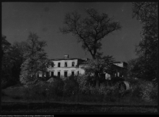 Ciechanowiec, widok na ogr&oacute;d i pałac