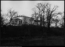 Ciechanowiec, widok na ogród i pałac