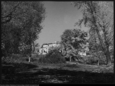 Ciechanowiec, widok na ogród i pałac