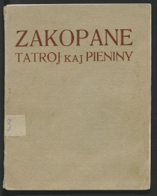 Ilustrita gvidlibro tra Zakopane, Tatroj kaj Pieniny