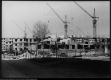 Białystok, budowa bloków przy Al. 1 Maja (obecnie Piłsudskiego)