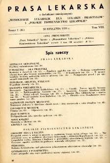 Prasa Lekarska 1939 R.8 nr 2