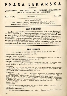 Prasa Lekarska 1939 R.8 nr 10